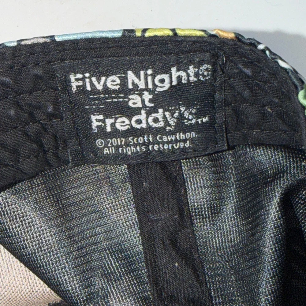 Five Nights at Freddy's OSFM Toon Jumble Neon Character Snapback Hat Gamer